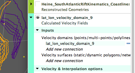 The "Calculated Velocity Fields" layer unfolded.