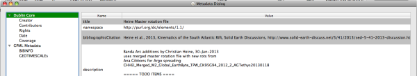  GROT File header metadata